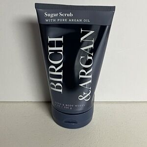 Bath & Body Works Birch & Argan Pure Argan Oil Sugar Scrub 8oz New Sealed